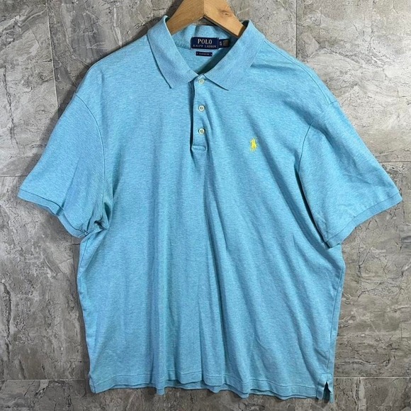 Polo Ralph Lauren Other - Men's Polo Ralph Lauren Classic Fit Size XL Light Blue Short Sleeve Polo Shirt